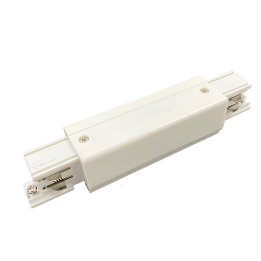 3-PHASE TRACK STRAIGHT LONG JOINT - WHITE Accessoires