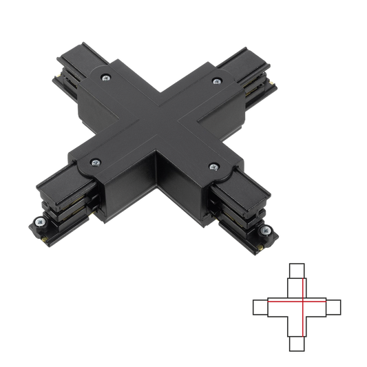 3-PHASE TRACK X JOINT - BLACK Accessoires