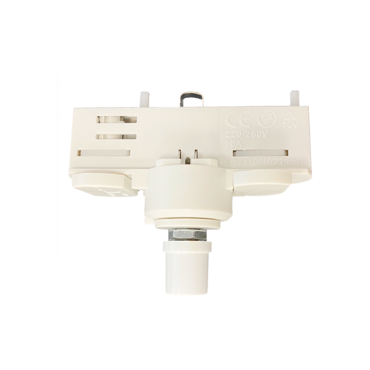 PENDANT ADAPTOR TRACK WHITE WITH WIRE LOCKER Accessoires