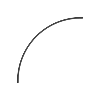 Easy Link Curved Profile R 656mm Black Accessoires