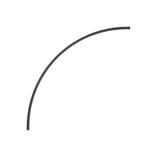 Easy Link Curved Profile R 656mm Black Accessoires