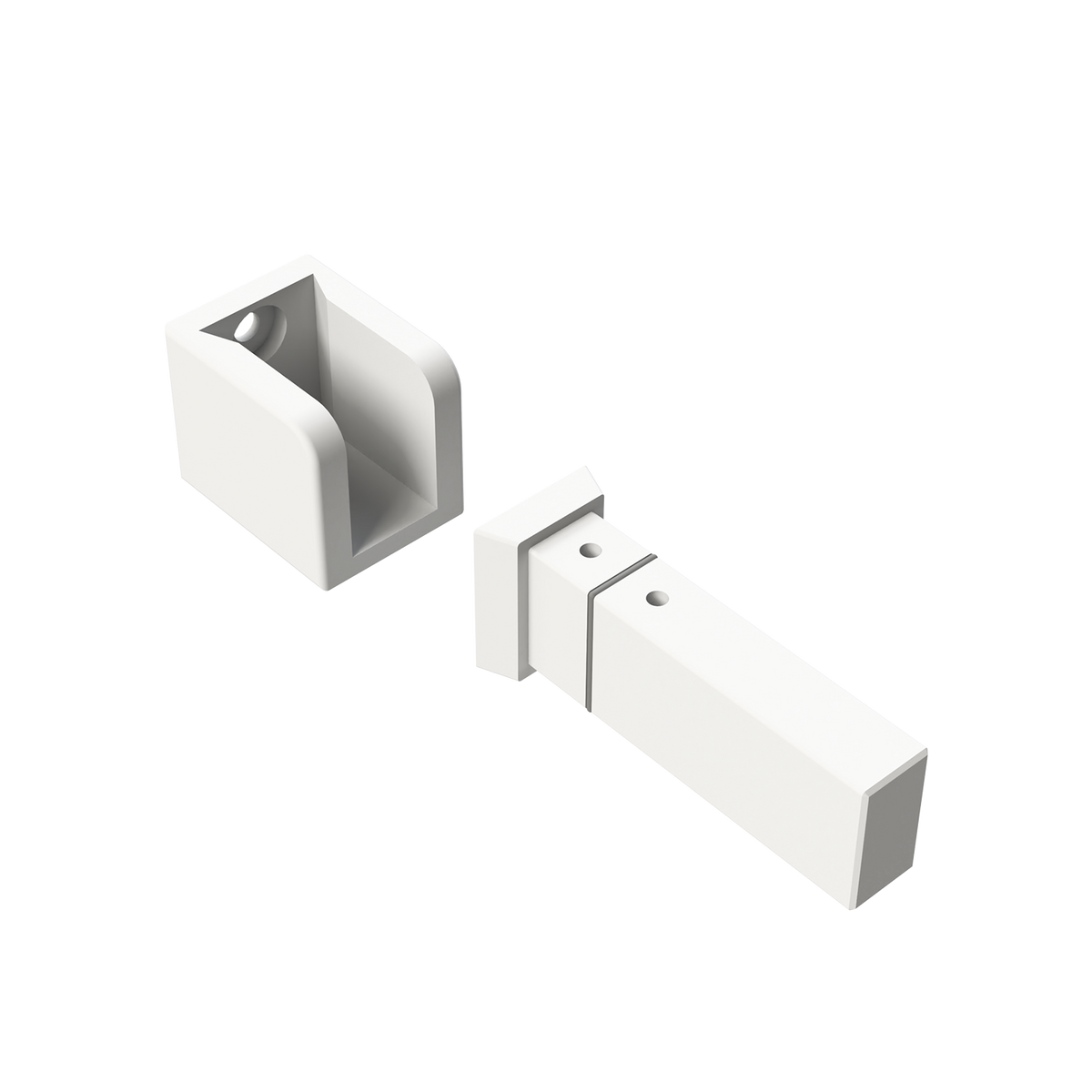 Easy Link Profile Fixing to Wall White Accessoires