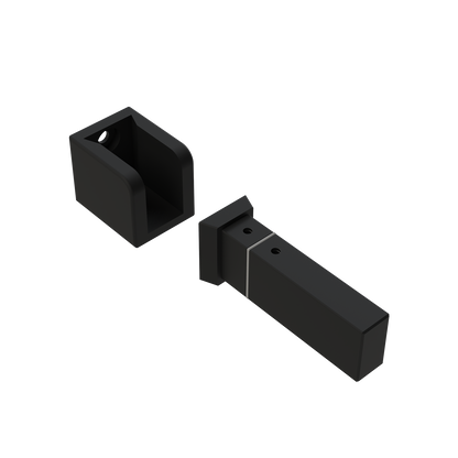 Easy Link Profile Fixing to Wall Black Accessoires