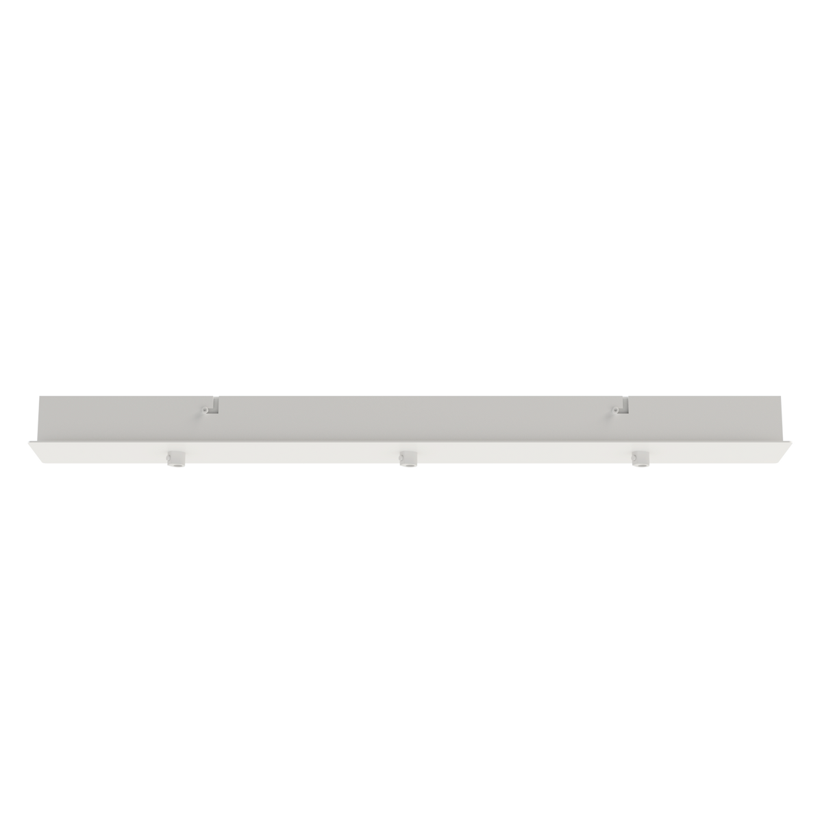 Rectangular multiple base 680x87 mm with 3 outlets Accessoires