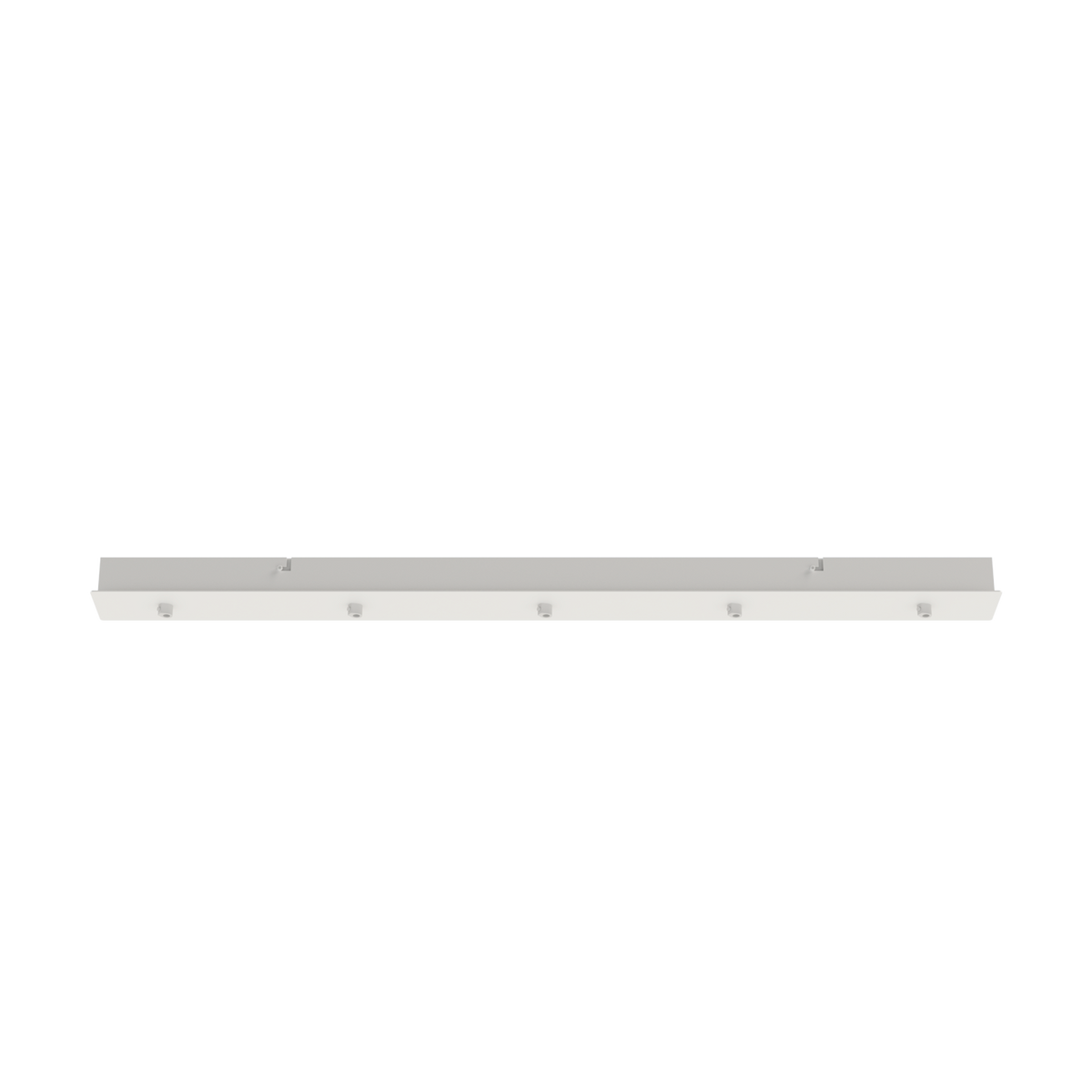 Rectangular multiple base 1000x87 mm with 5 outlets Accessoires