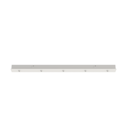 Rectangular multiple base 1000x87 mm with 5 outlets Accessoires
