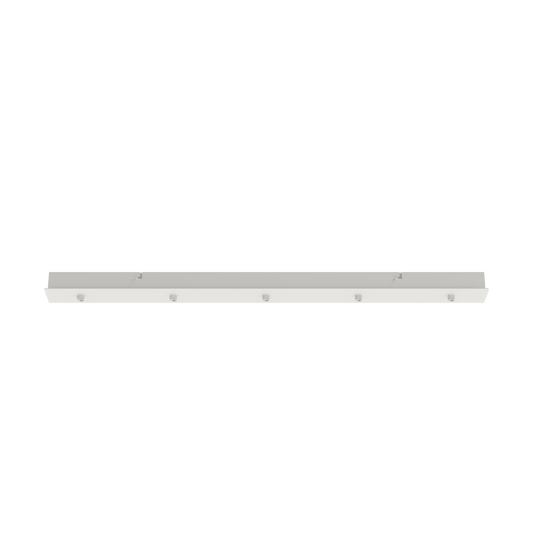 Rectangular multiple base 1000x87 mm with 5 outlets Accessoires