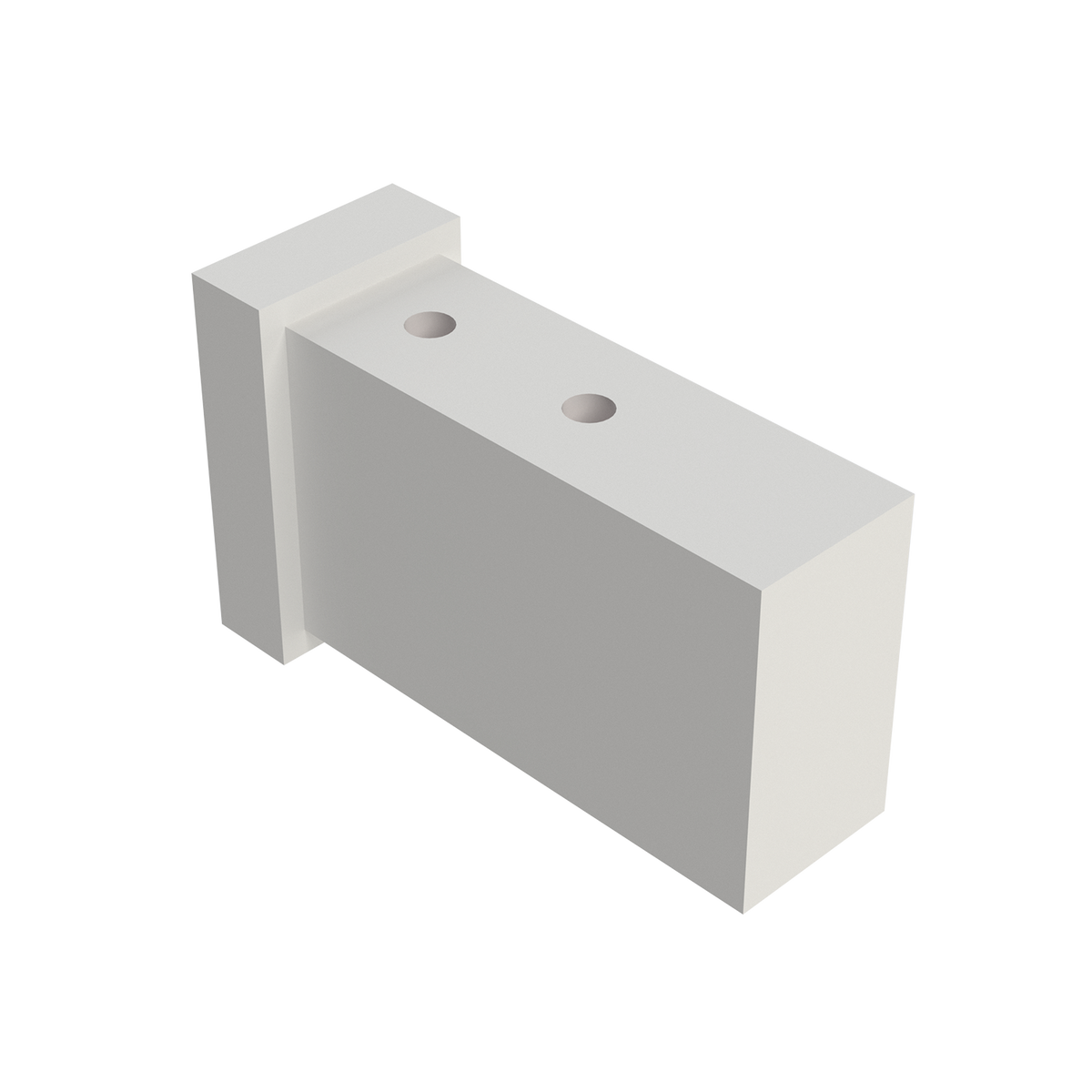 Easy Link End Cap Profiles White Textured Accessoires