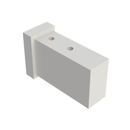 Easy Link End Cap Profiles White Textured Accessoires