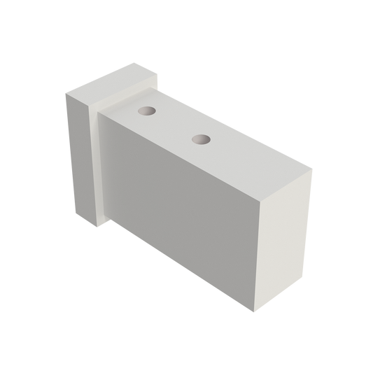 Easy Link End Cap Profiles White Textured Accessoires