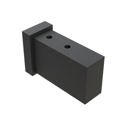 Easy Link End Cap Profiles Black Textured Accessoires