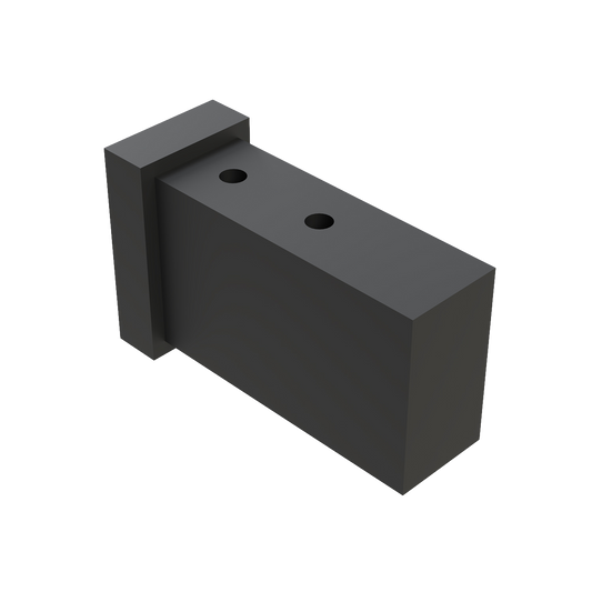 Easy Link End Cap Profiles Black Textured Accessoires
