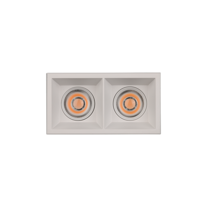 Move Cuadrado Triac 2x12W 2700-3000K Spots Encastrés