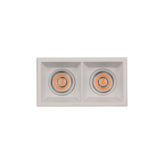 Move Cuadrado Triac 2x12W 3000-4000K Spots Encastrés