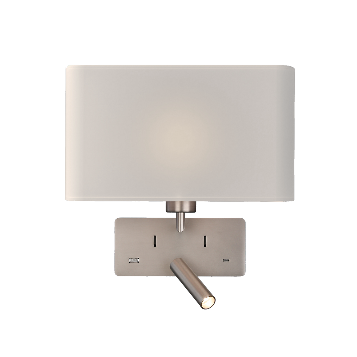 Romeo LED avec abat-jour / avec liseuse / port USB Appliques murales