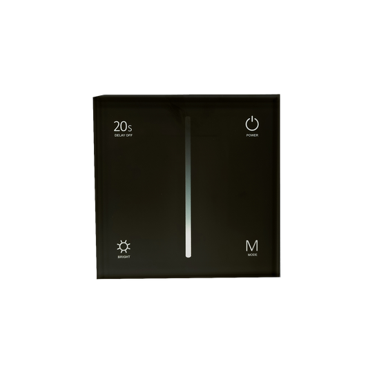 BLACK AC TRIAC TOUCH GLASS PANEL DIMMER Accessoires