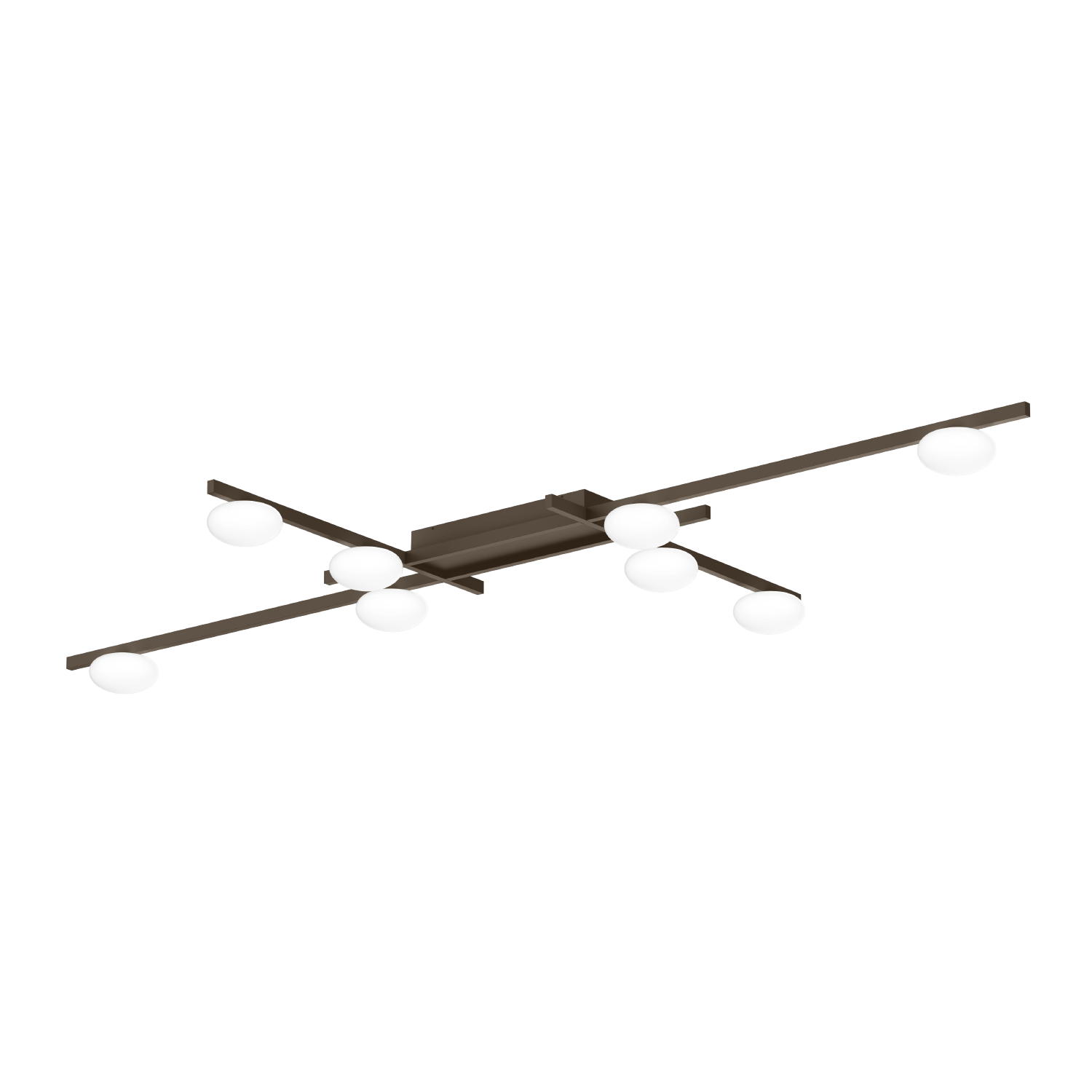 Bronze + verre opalin blanc