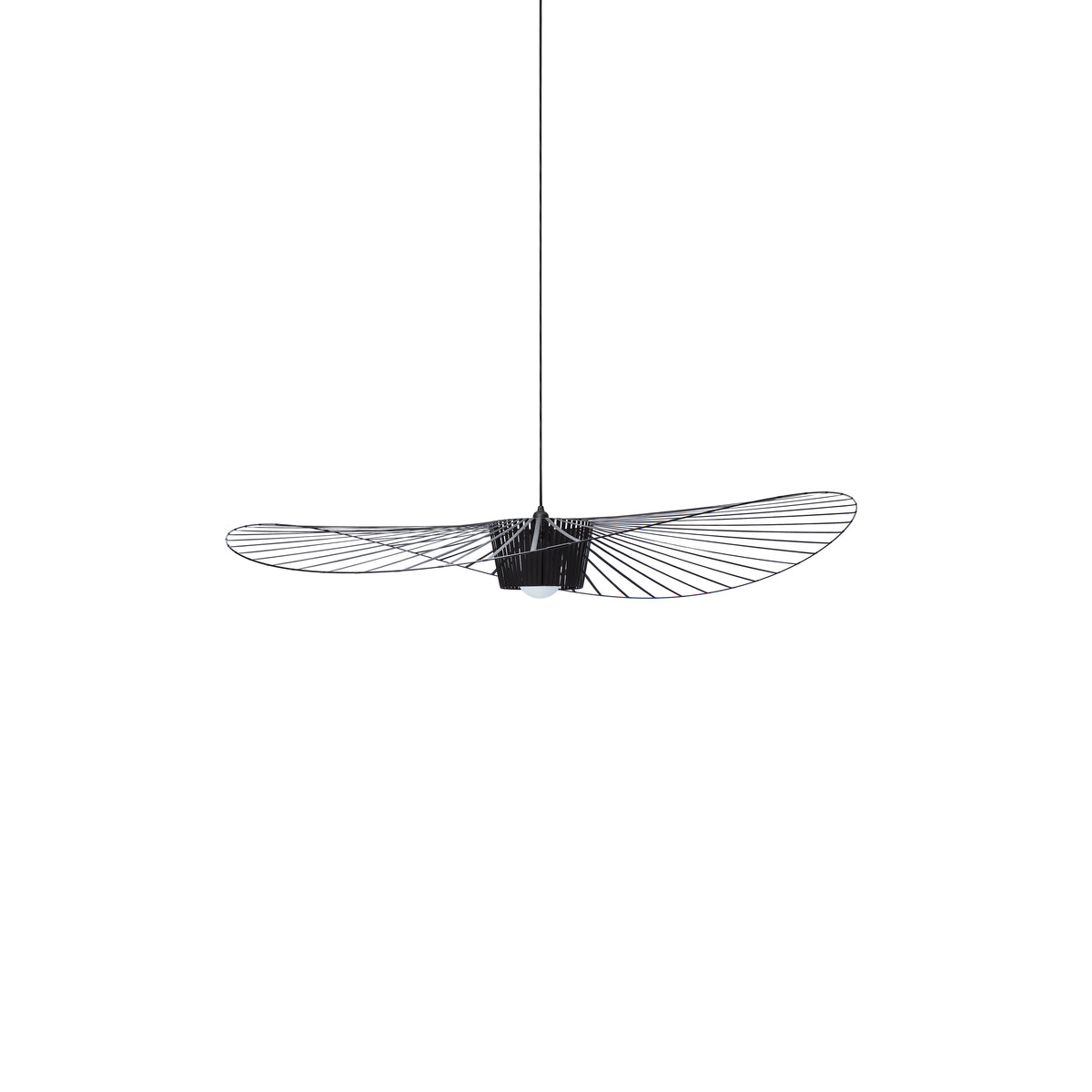 Luminaires Vertigo Ø200cm Suspensions Petite Friture en finition noir