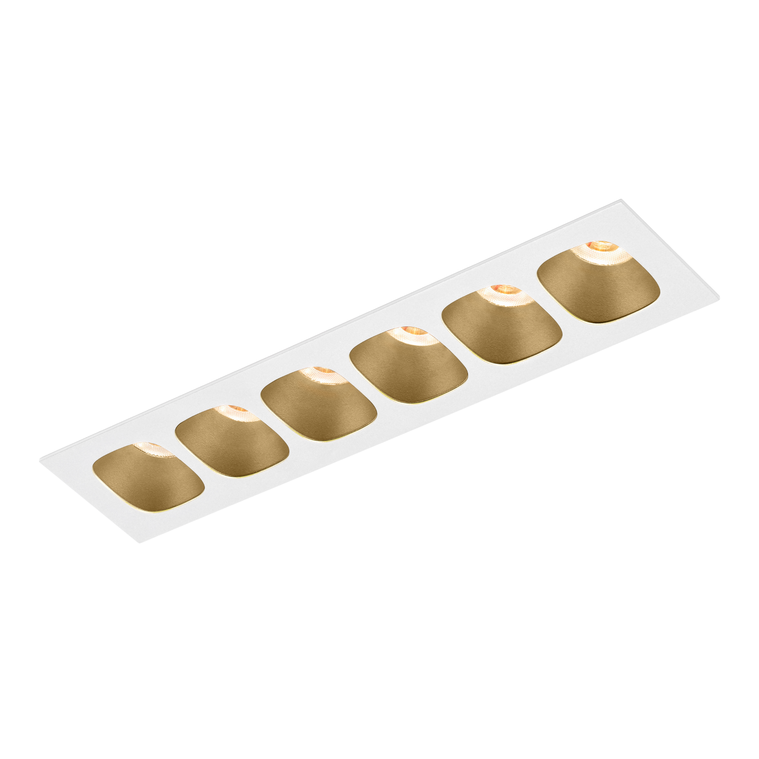 Blanc mat + Champagne