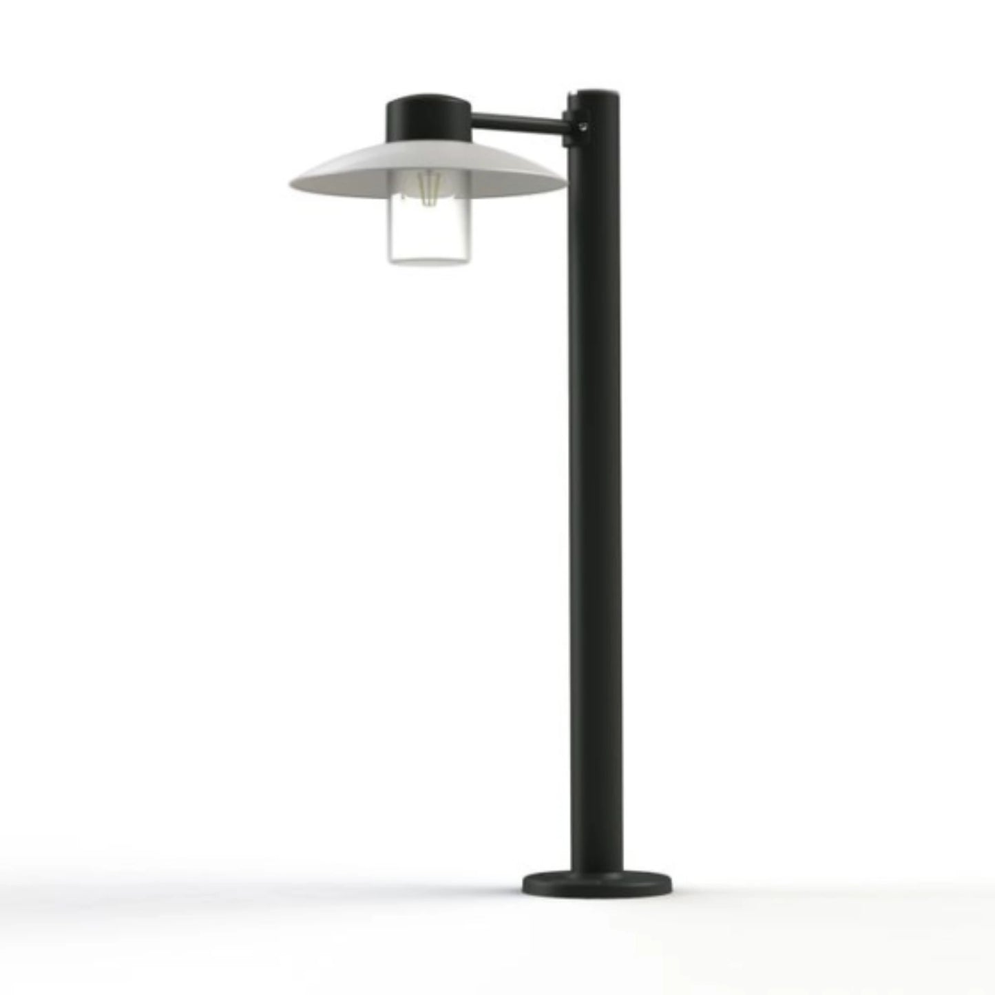 Aubanne N°3 Verre Clair Lampadaires Outdoor