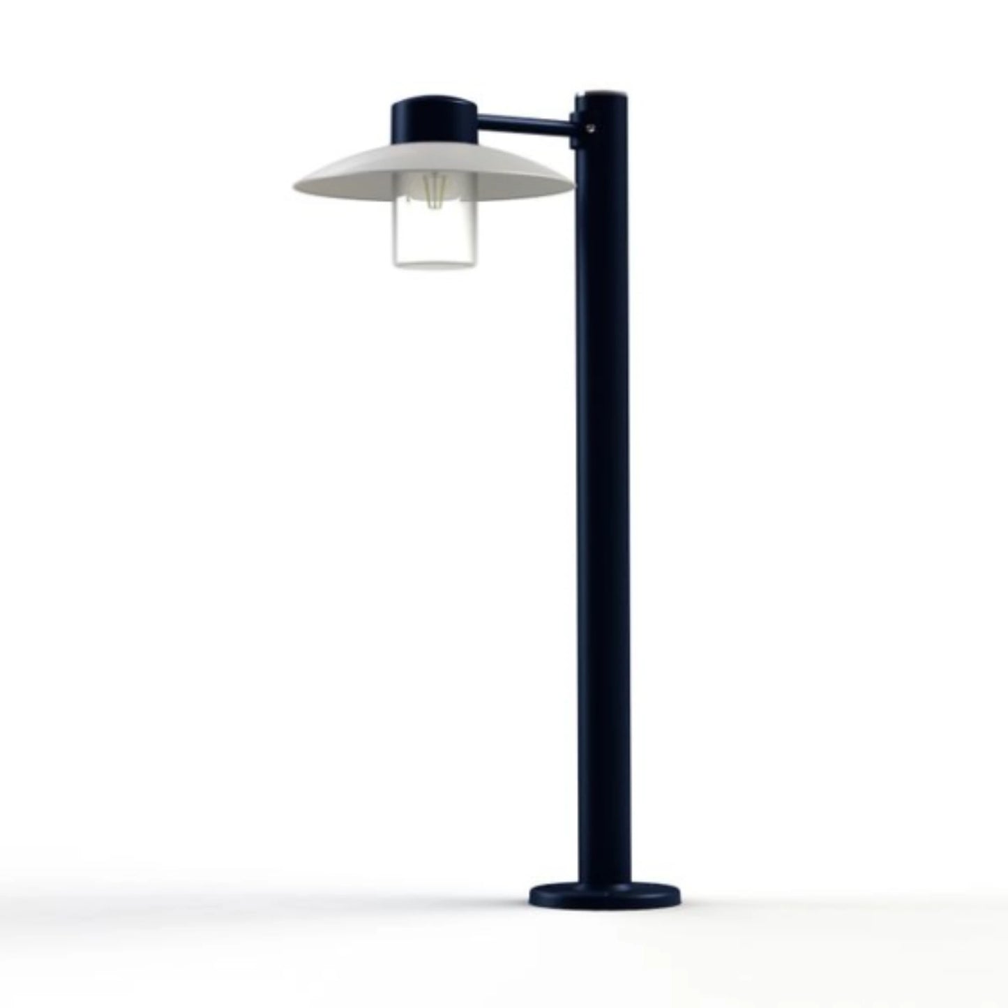 Aubanne N°3 Verre Clair Lampadaires Outdoor