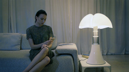 Pipistrello Blanc dynamique Lampes de table Blanc chaud