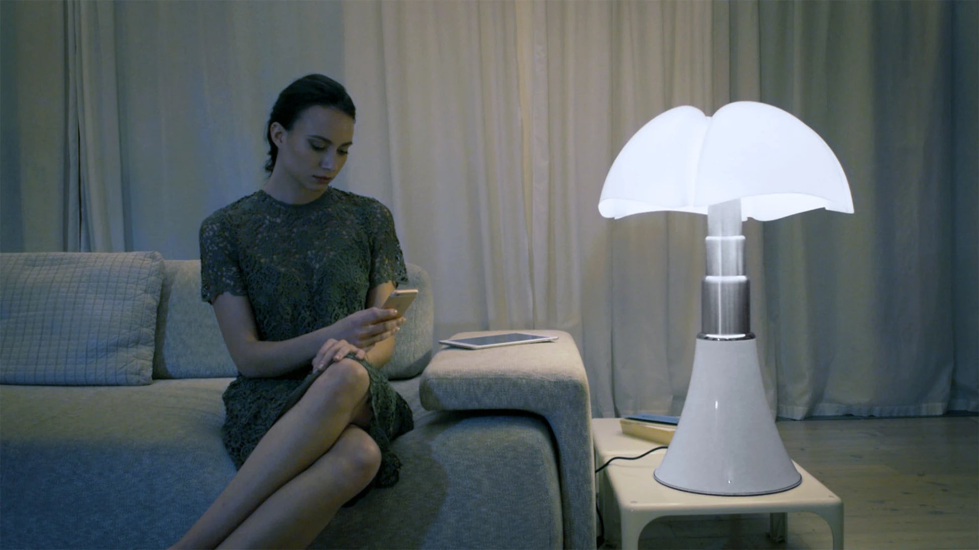 Pipistrello Blanc dynamique Lampes de table Blanc froid