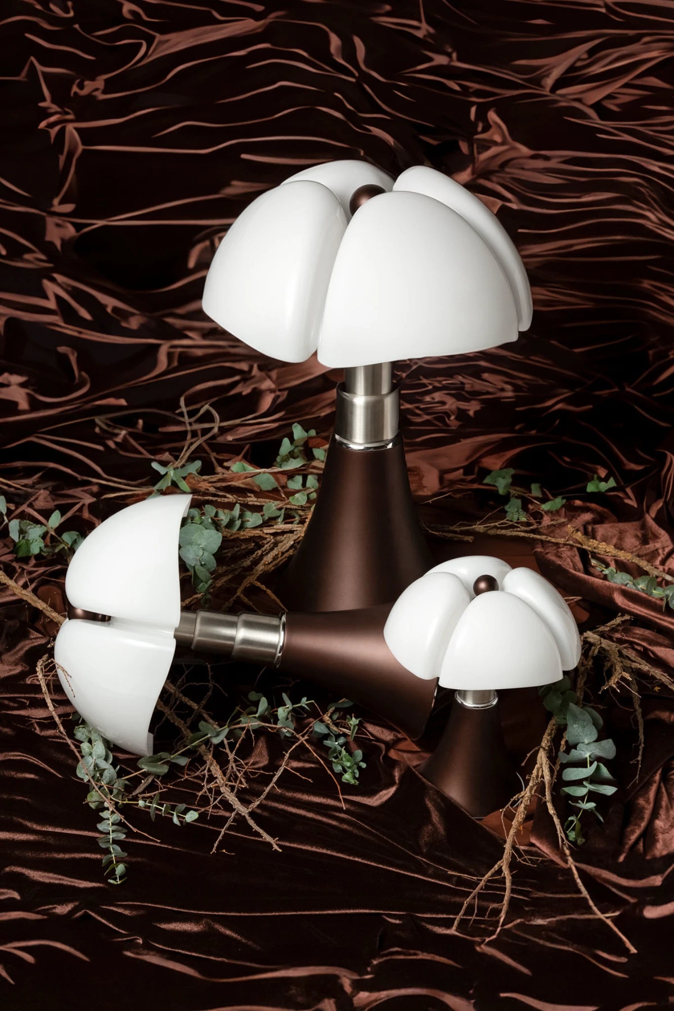 Pipistrello Mini LED Lampes de table Bronze ambiance