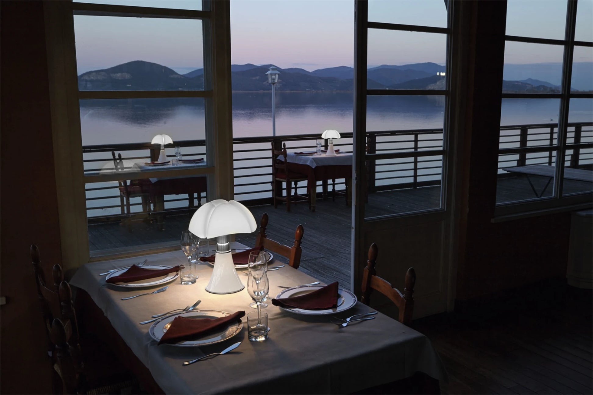 Pipistrello Mini sans fil LED Baladeuses et Nomades Blanc ambiance