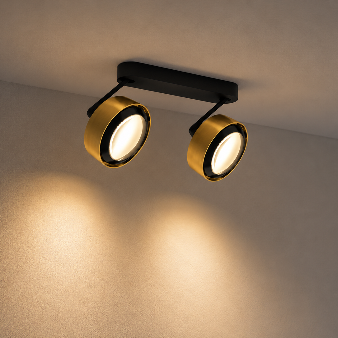 Piu alto 3D doppio Spots LED