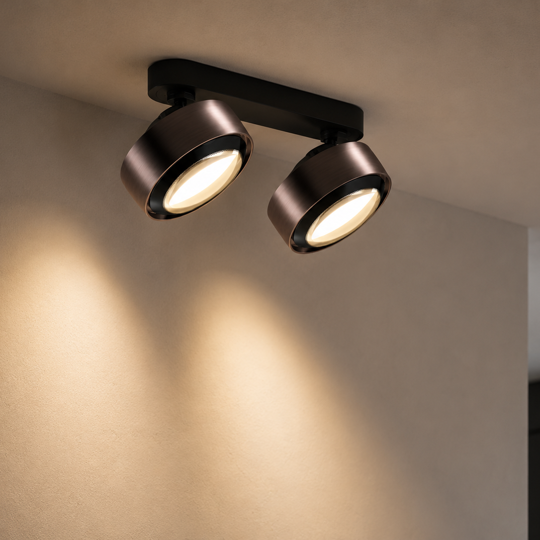 Piu alto doppio Spots LED