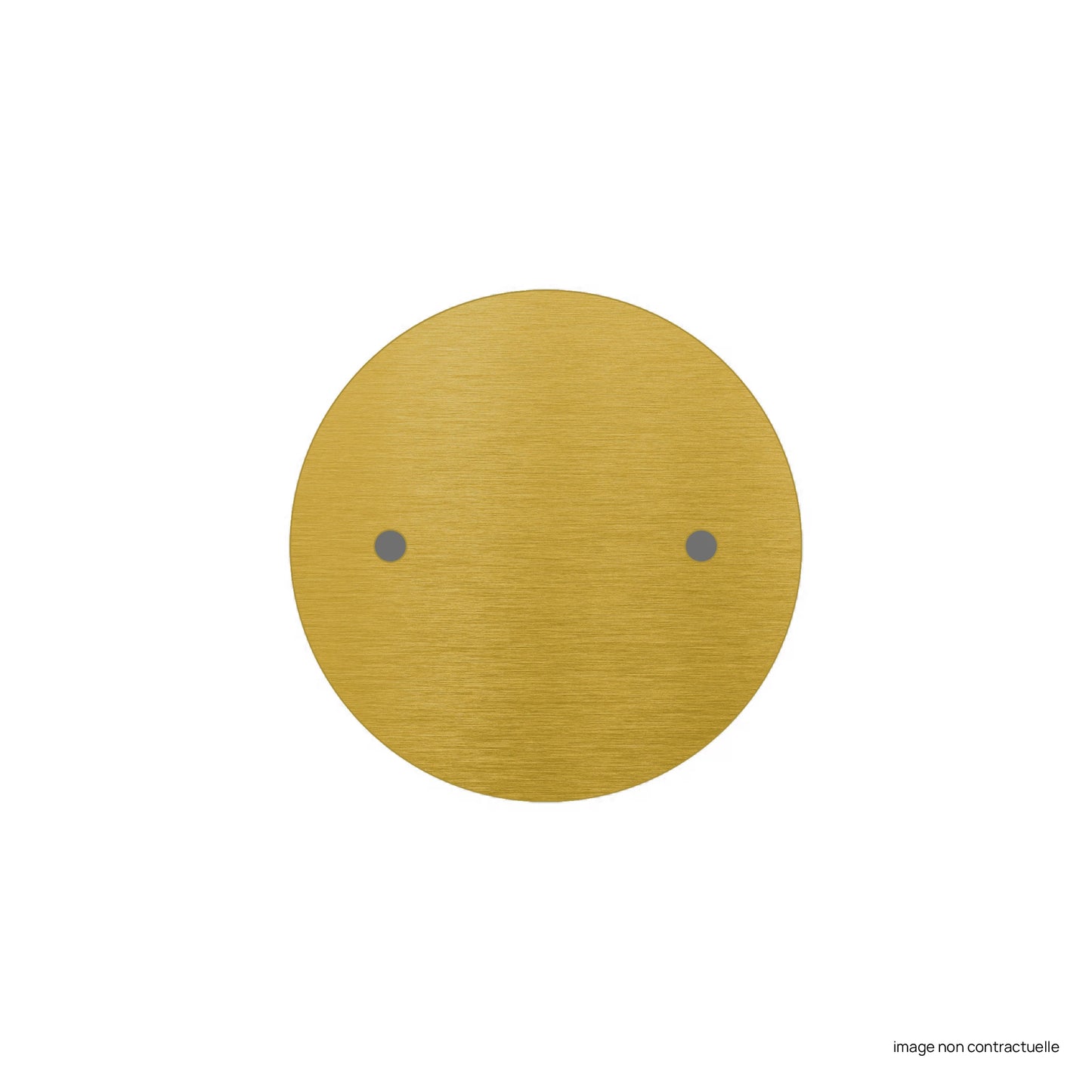 Platine 2 filins laiton