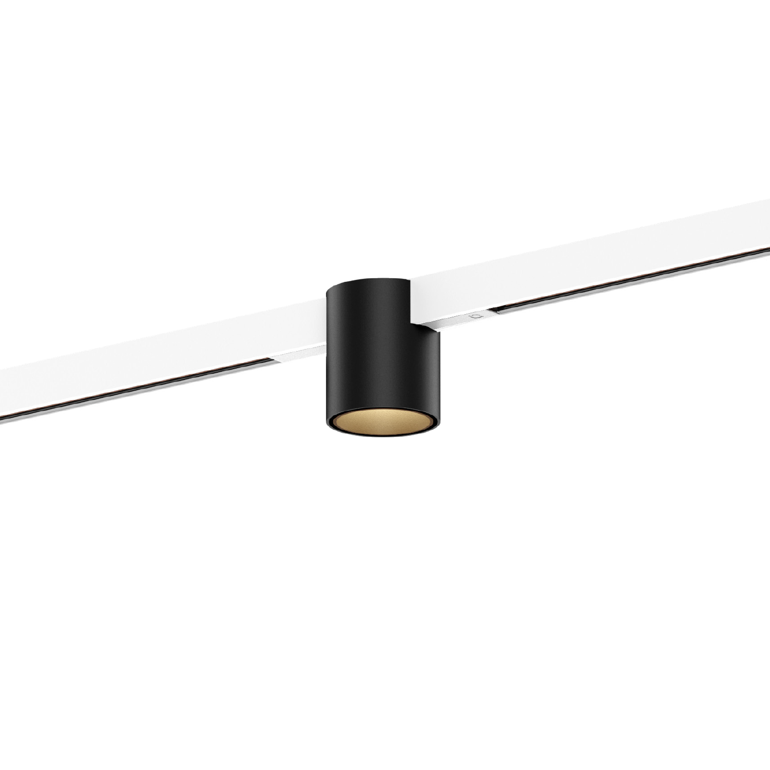 Noir mat + Champagne (Rail blanc)