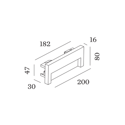 Reto Indoor 2.0 Appliques Encastrée LED