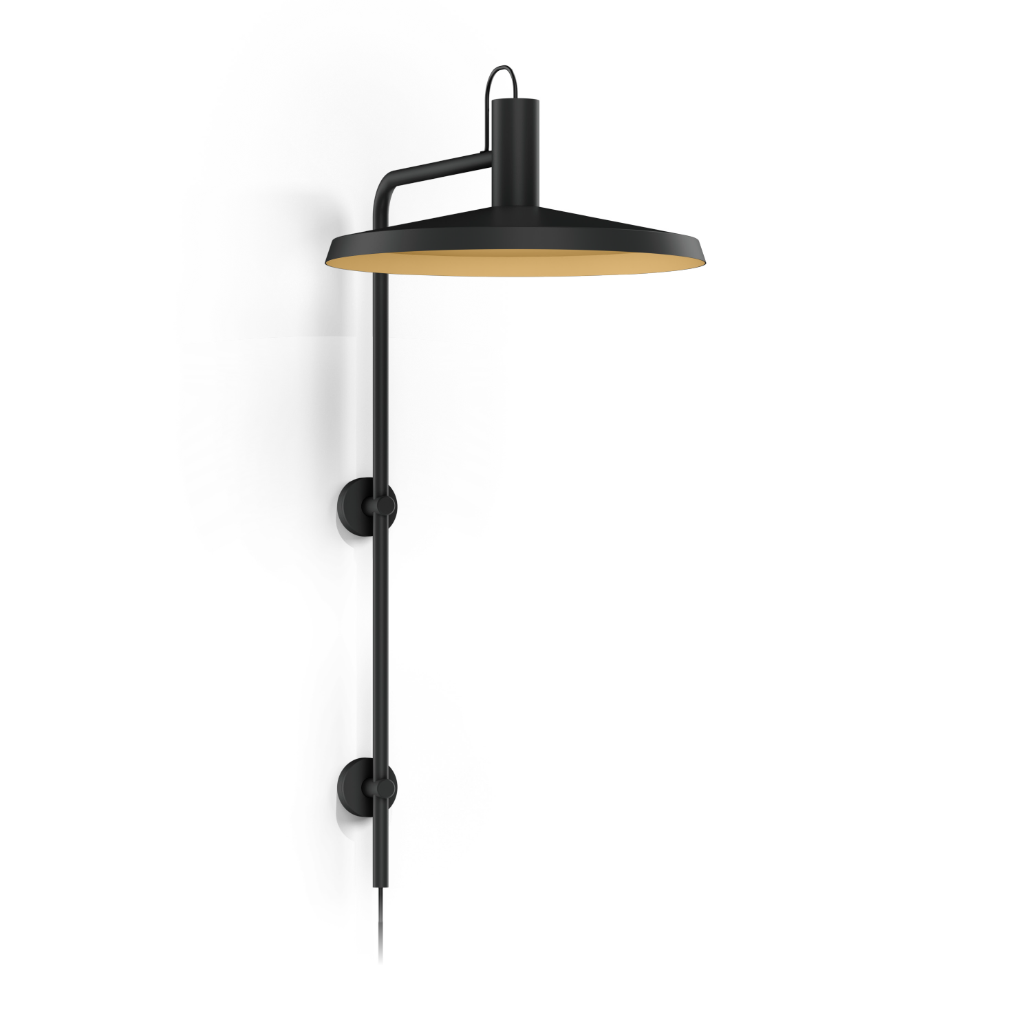 Noir mat + or