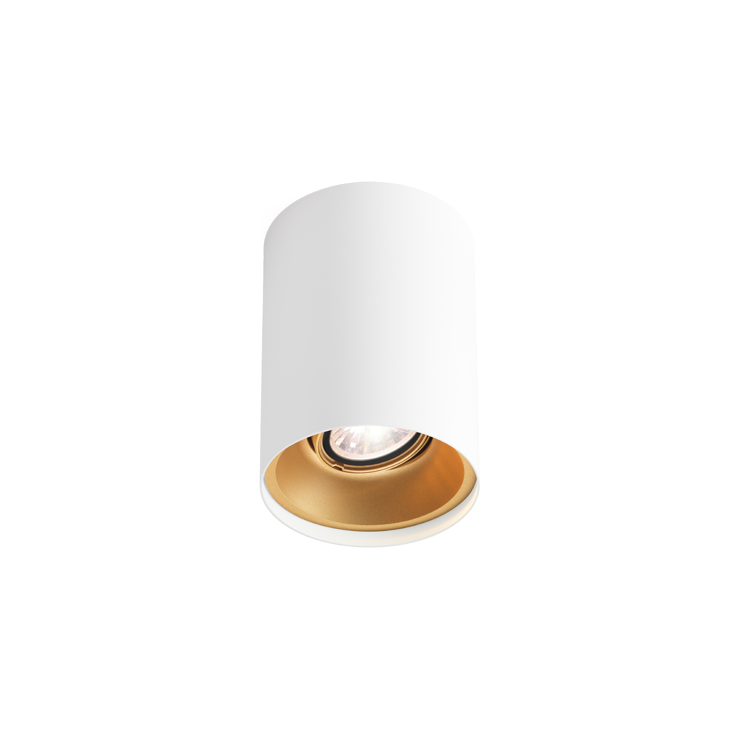 Blanc mat + or