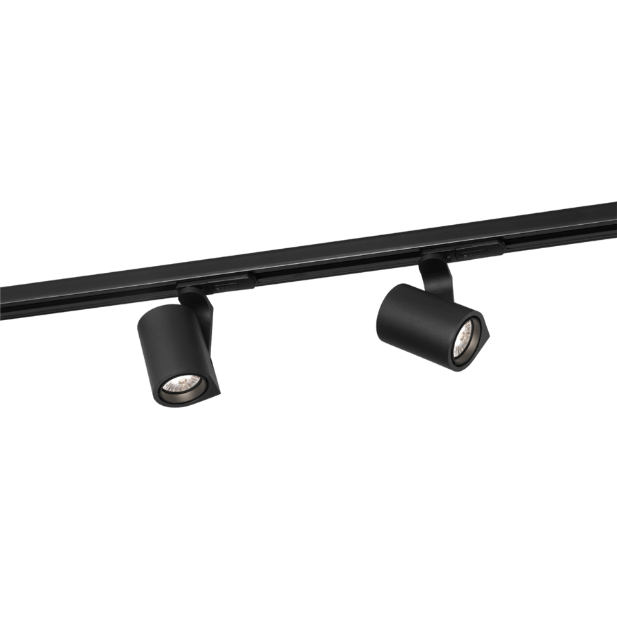 Sqube 1.0 LED 2700K Spots sur rail monophasé