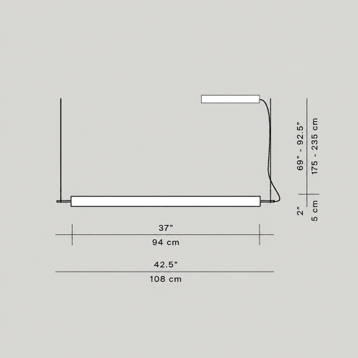 Hono Structure Suspensions Horizontale Pièce détachée