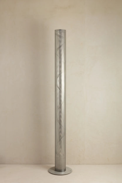 Grande Colonne Spirale Lampadaires LED Argent