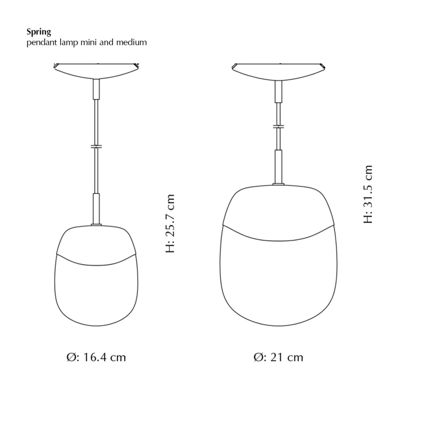 Spring Medium Suspension LED