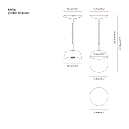 Spring Mini Suspension LED
