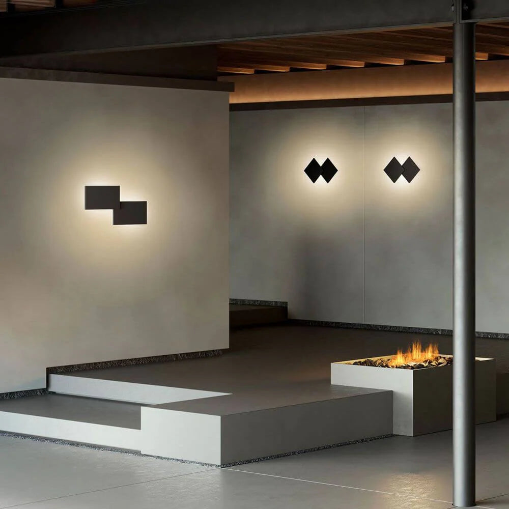 Puzzle square rectangle Appliques LED