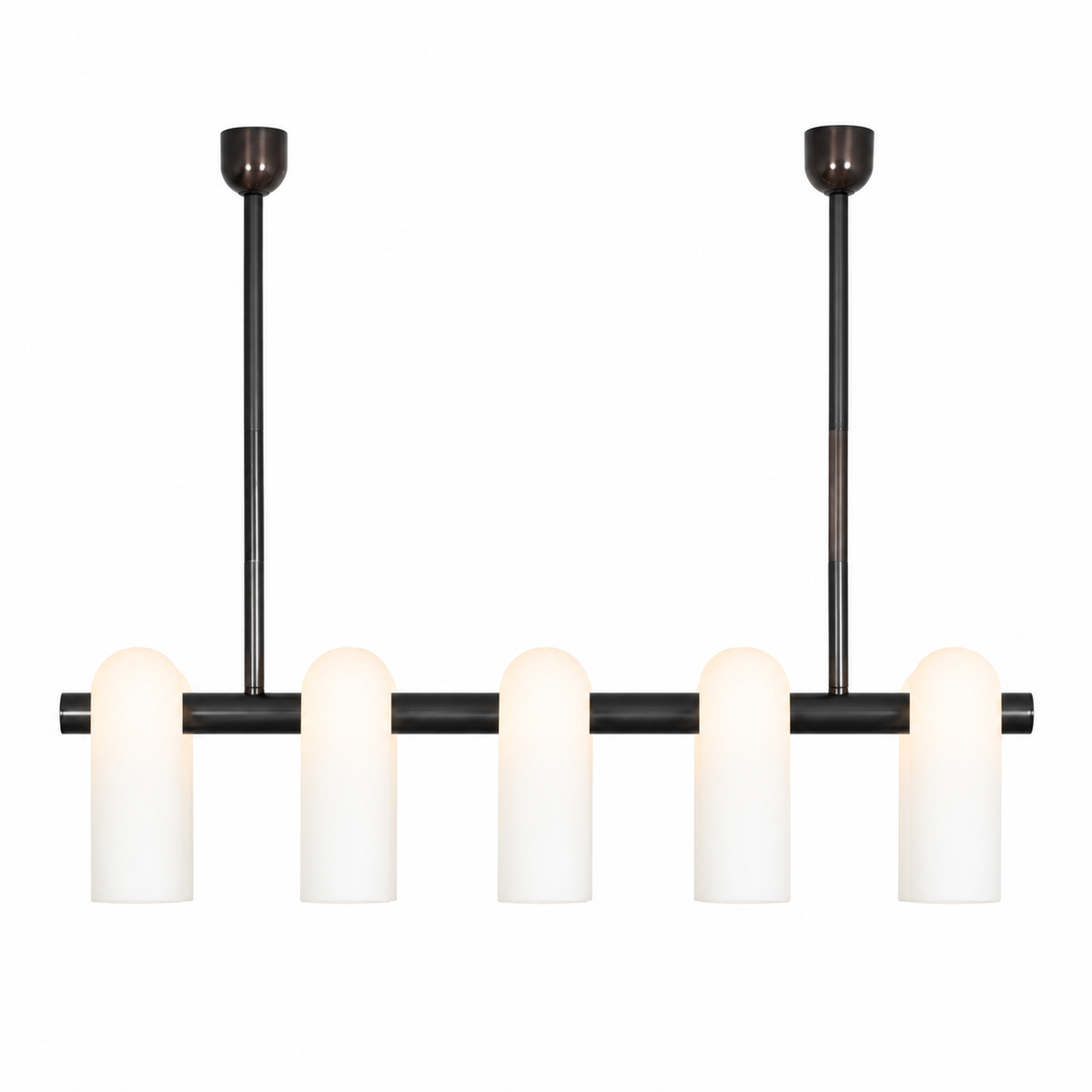 Odyssey Linear Chandelier SM Opale mat Suspensions