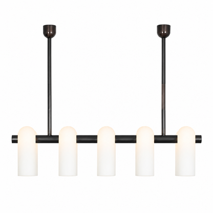 Odyssey Linear Chandelier SM Opale mat Suspensions