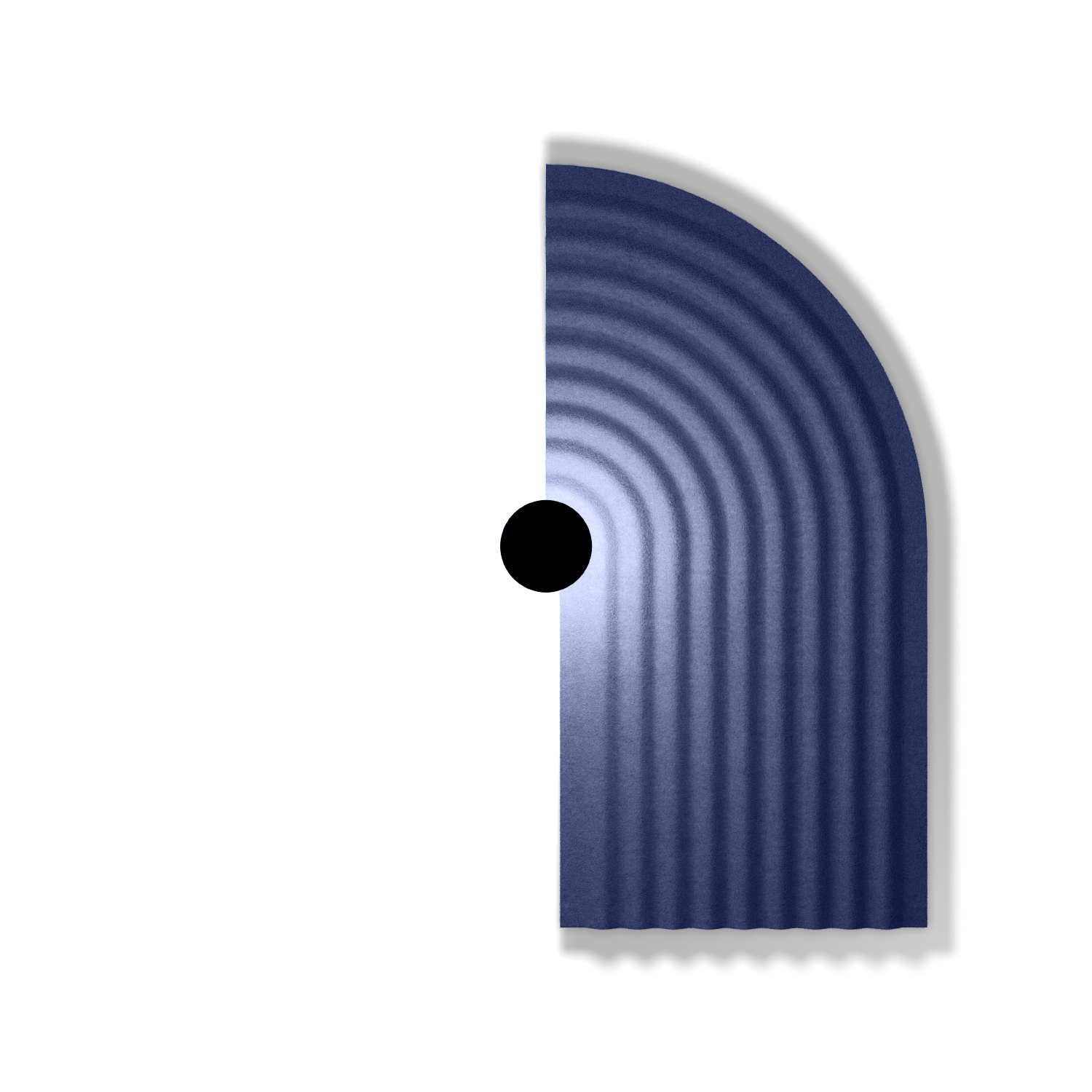 Feutre Indigo Blue