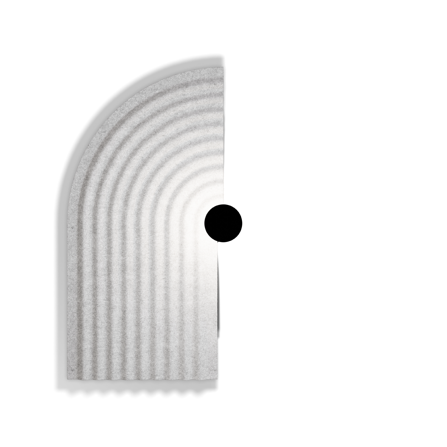Feutre Marbre Gris
