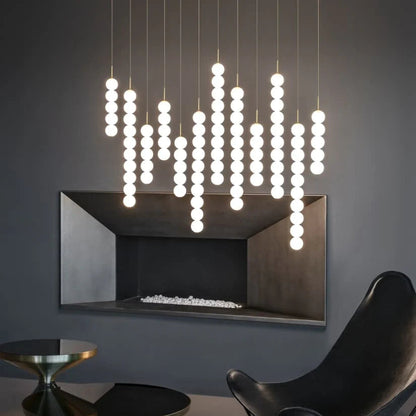 Abacus 70cm Suspensions LED Blanc