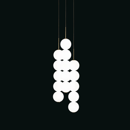 Abacus 3 - 50cm Suspensions LED Blanc