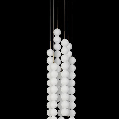 Abacus 7 - 110cm Suspensions LED Blanc