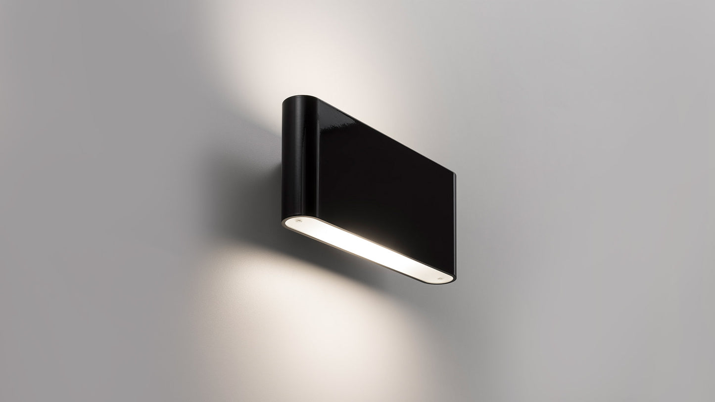 Luminaires Two Flags Appliques LED Artemide coloris Noir brillant